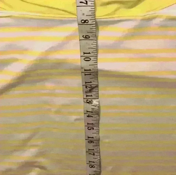 Lou Lou Lemon White Yellow Work Out Top - Picture 14 of 15